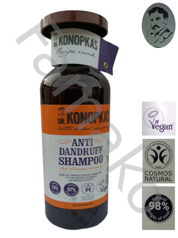 Šampon proti lupům 500 ml - vegan