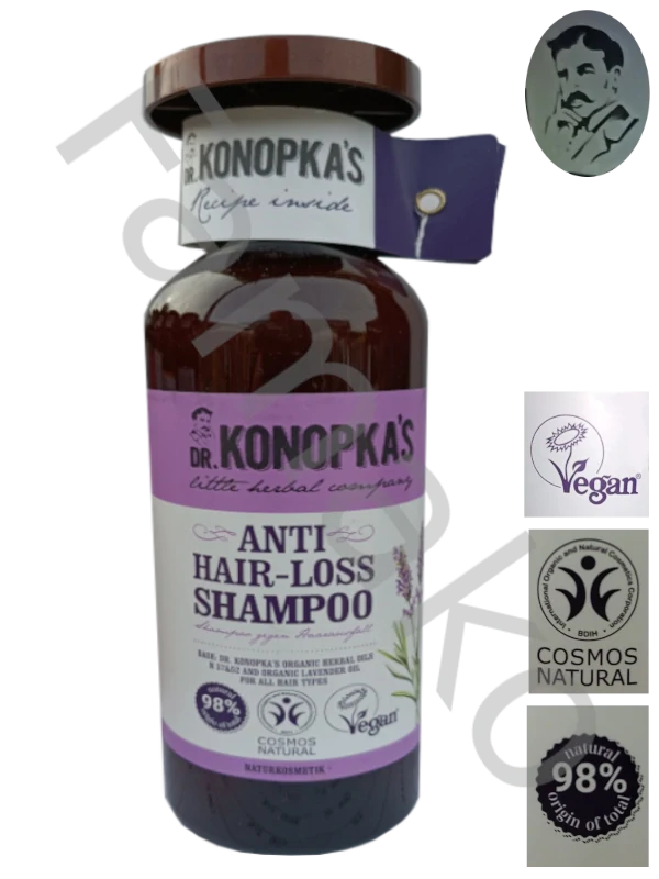 Šampon proti vypadávání vlasů 500ml - vegan
