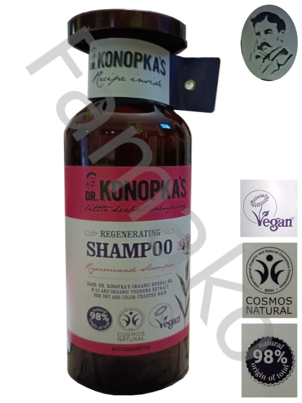 Šampón regenerační na suché a barvené vlasy 500 ml - vegan