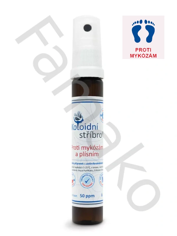 KOLOIDNÍ STŘÍBRO sprej 25ml - 50 ppm