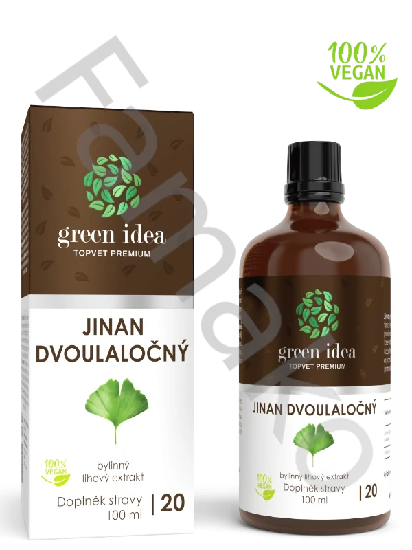 Jinan tinktura - GINKO BILOBA - kapky 100 ml