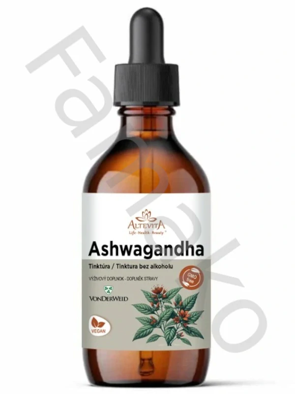 Vonderweid Ashwagandha tinktura bez alkoholu 100ml