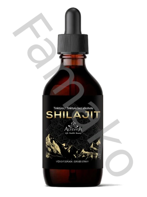 Shilajit (MUMIO) Tinktura bez alkoholu 100ml - Himálajské výšiny Nepál