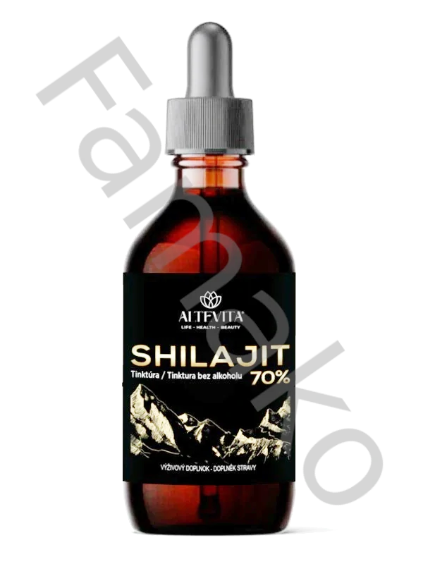 Shilajit - mumio Tinktura bez alkoholu 70% - 100ml - Himálajské výšiny Nepál
