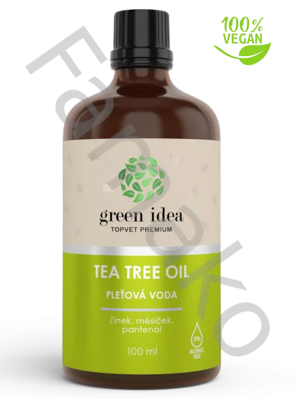 Tea tree pleťová voda s měsíčkem, panthenolem a zinkem bez alkoholu
