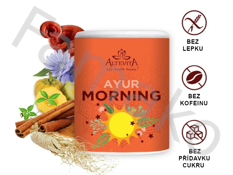 AYUR MORNING kávovinový nápoj s bylinami 100g