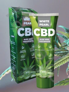Zubní pasta White Pearl CBD Aloe Vera Whitening 75 ml