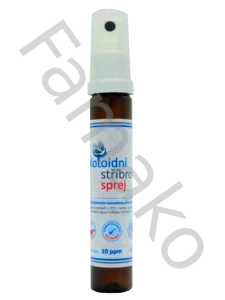Koloidního stříbro pro čistění a regeneraci problematické pleti - 10 ppm. 25 ml