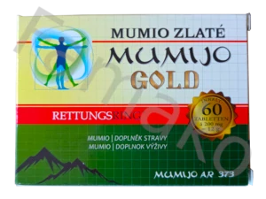 Mumio zlaté - Shilajit - 60 tbl. - pohoří Ťan-Šan Kyrgyzstán