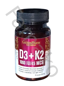 Vitaminy D3 + K2 - 90 ks. tobolek
