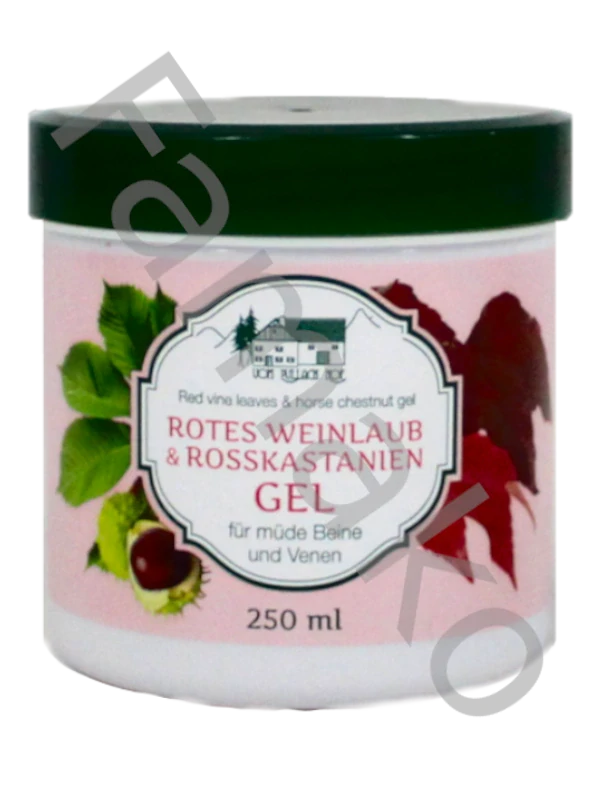 GEL Z LISTU ČERVENÉ RÉVY A KAŠTANU KOŇSKÉHO 250ml