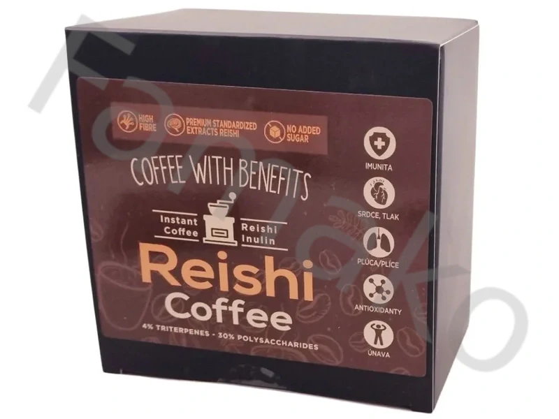 Reishi Coffee Box 30x 3,1g - Porcovaná káva