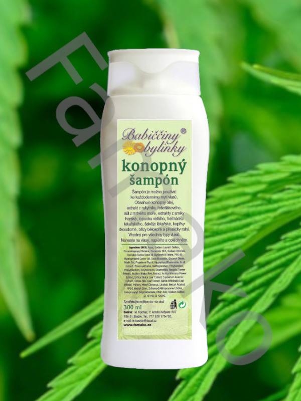Konopný šampon - Babiččiny bylinky - 300 ml