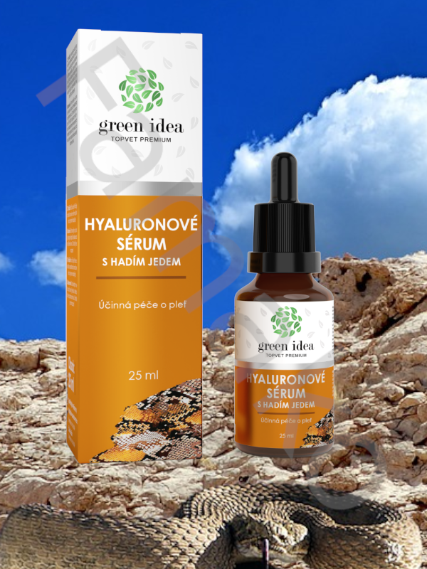 Hyaluronové sérum s hadím jedem