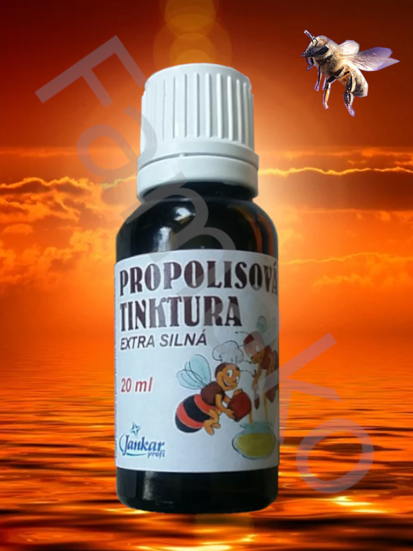 Propolisová tinktura -Jankar- bez bylinek - extra silná
